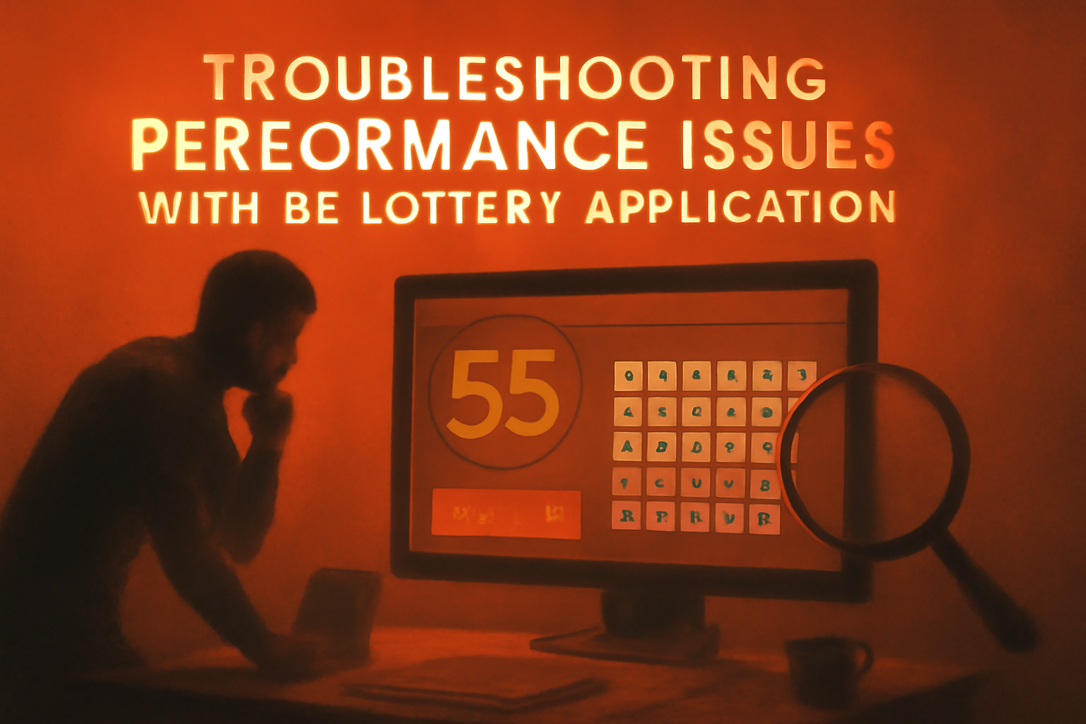 Informational graphic illustrating the installation process of the 55 Lottery app.