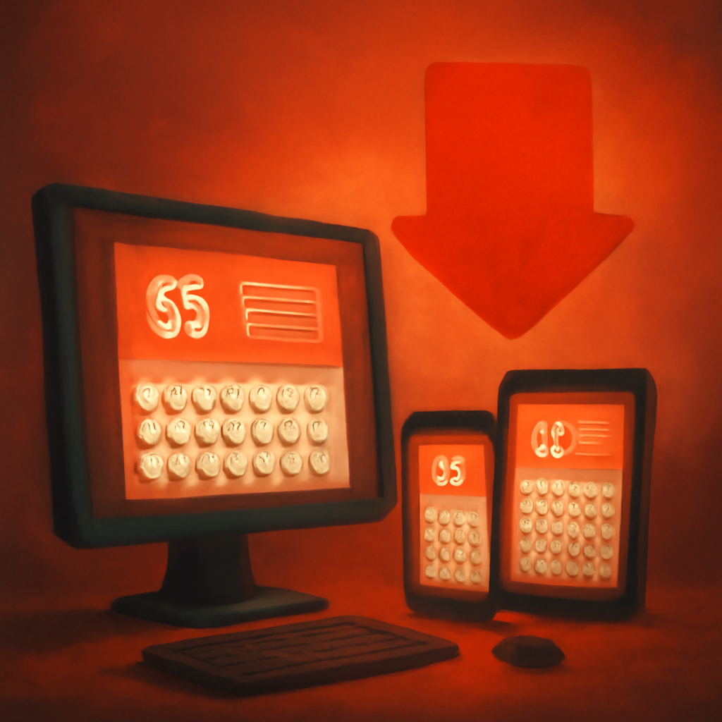 Diagram detailing installation steps for the 55 Lottery app.