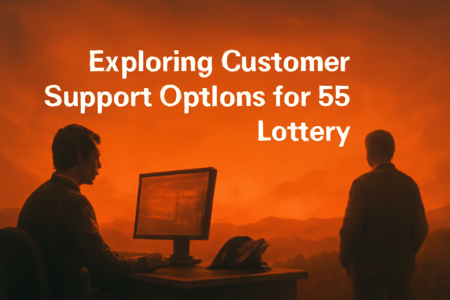 An informative depiction of the 55 Lottery Installation Process with the title prominently displayed.