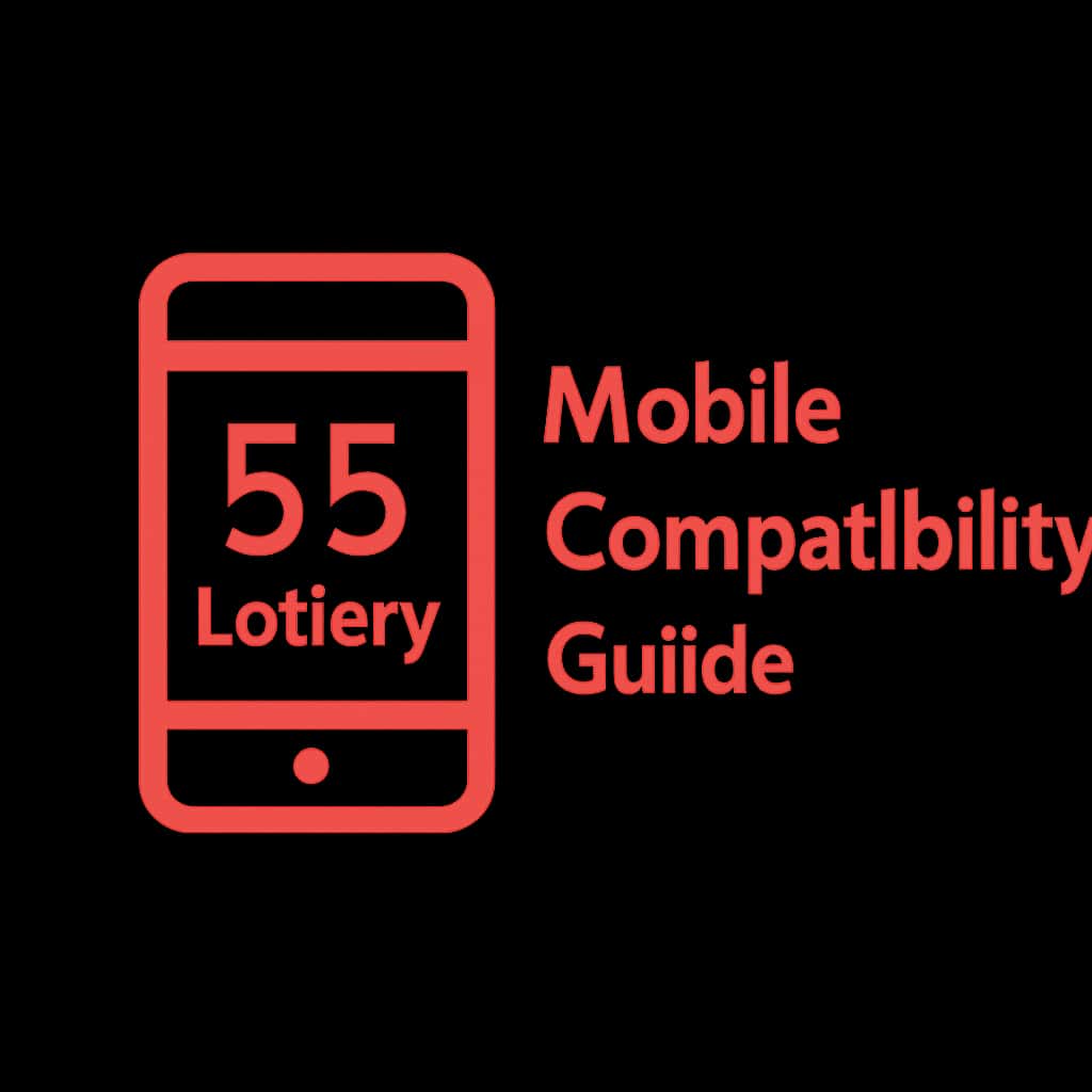 Icon representing the 55 Lottery Mobile Compatibility Guide.