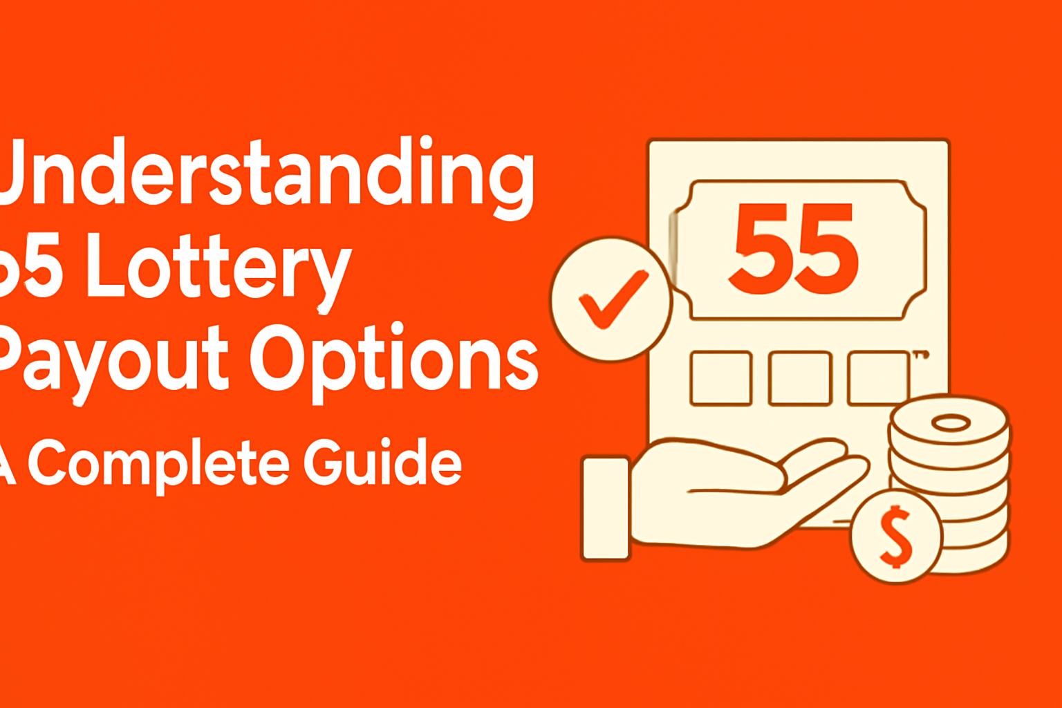 Informational scene about 55 Lottery Download with clear title.