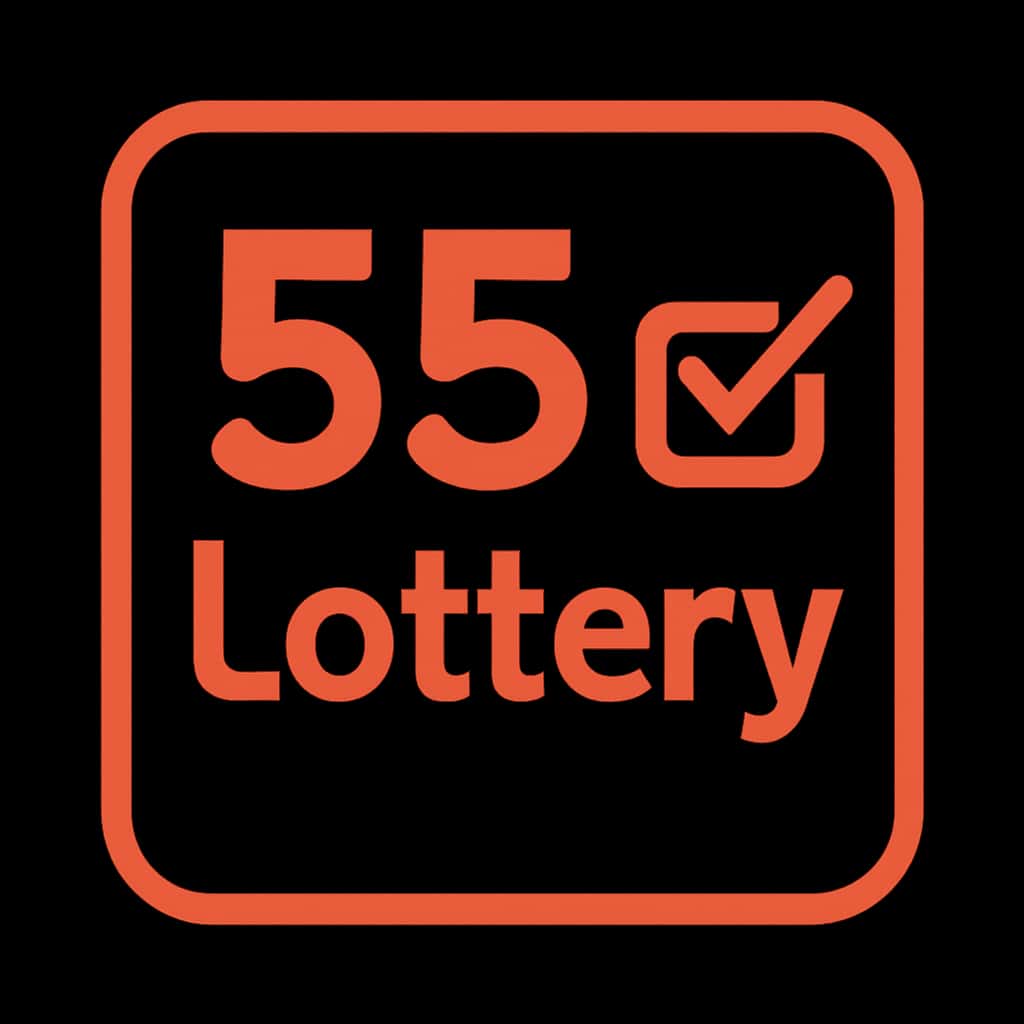 Icon representing system requirements for 55 Lottery.