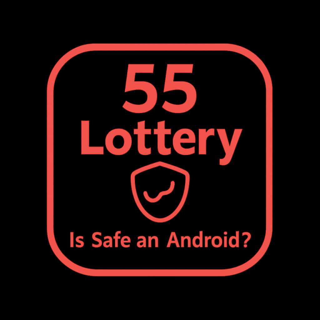 Icon representing the safety of the 55 Lottery app on Android